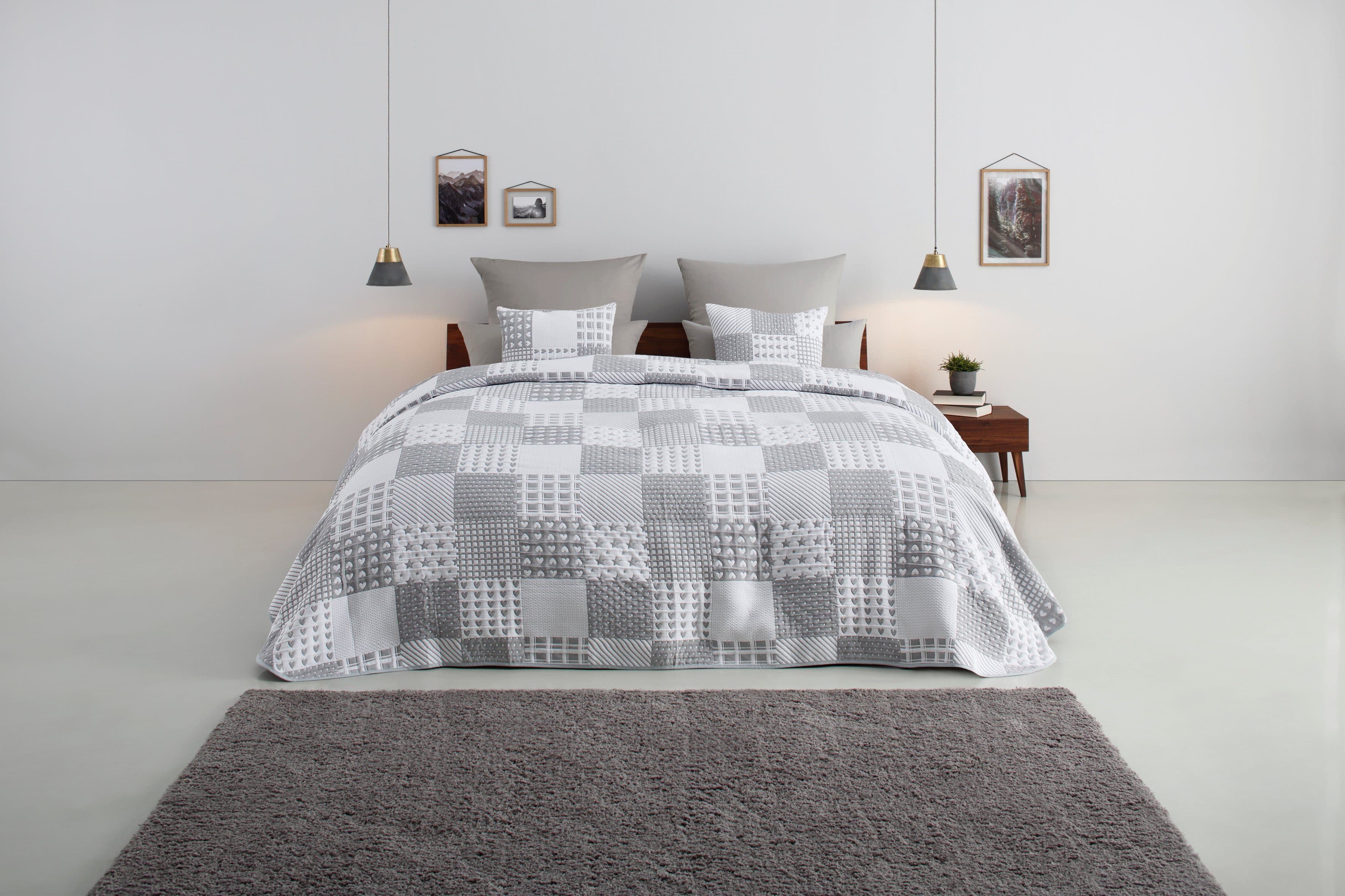 OTTO home Tagesdecke Gretje | Grau