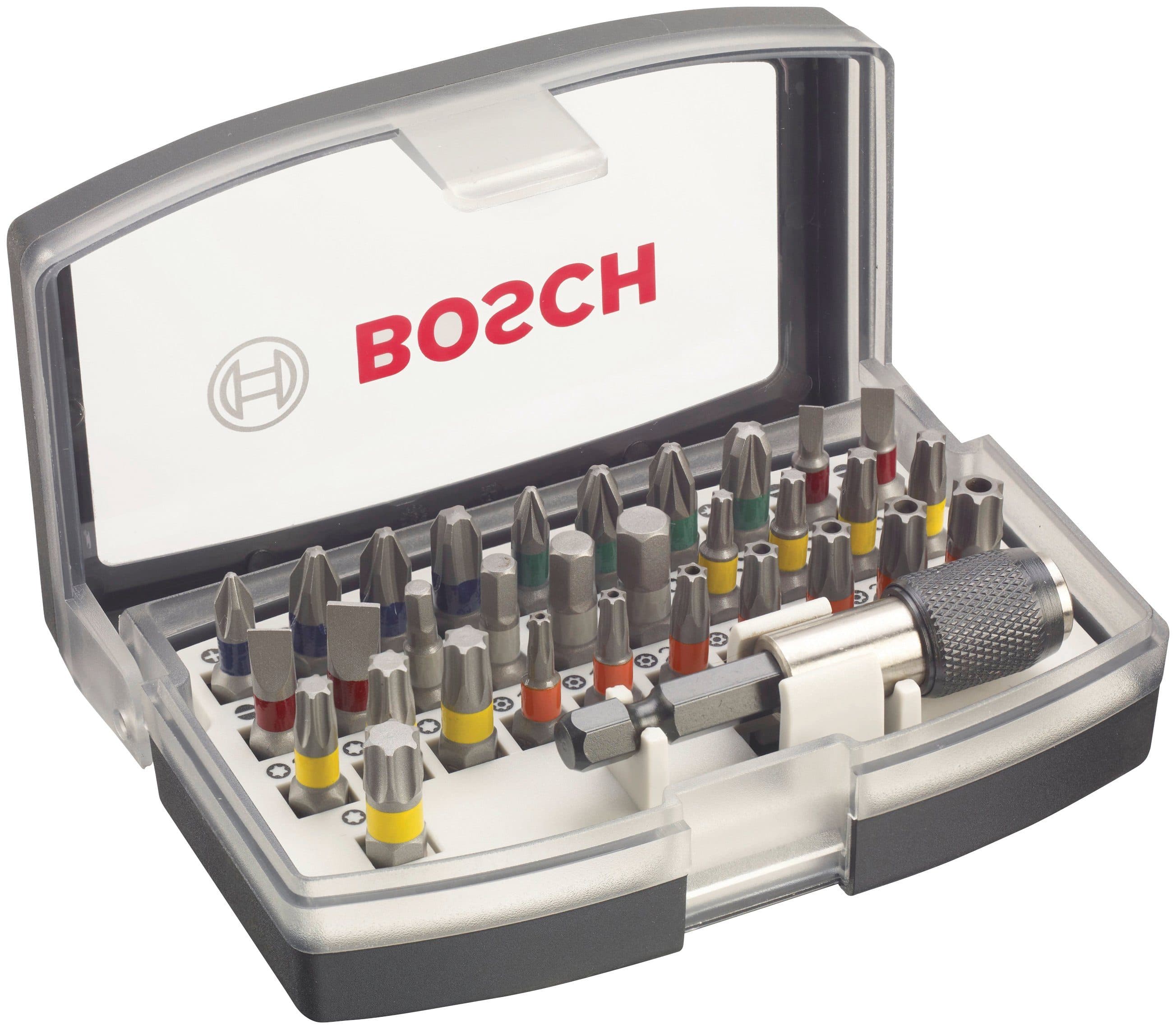Bosch Professional Bit-Set Professionelles Schraub-Set, 32-St. | Grau