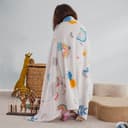 s.Oliver Junior Einhorn Flanellfleecedecke | Mehrfarbig 4