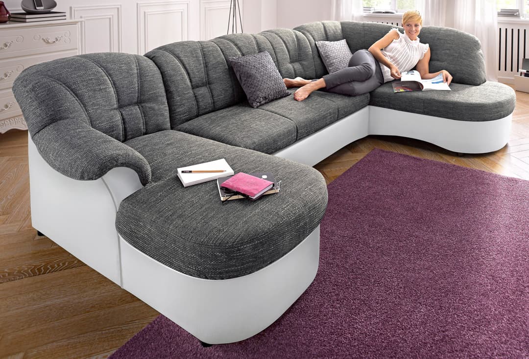 DOMO collection Wohnlandschaft Flores | Mehrfarbig