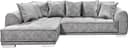 ED EXCITING DESIGN Ecksofa Sentina L-Form | Grau 2