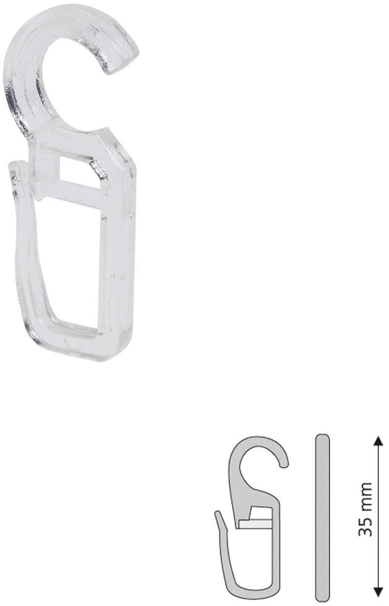 Liedeco Faltenclip | Transparent