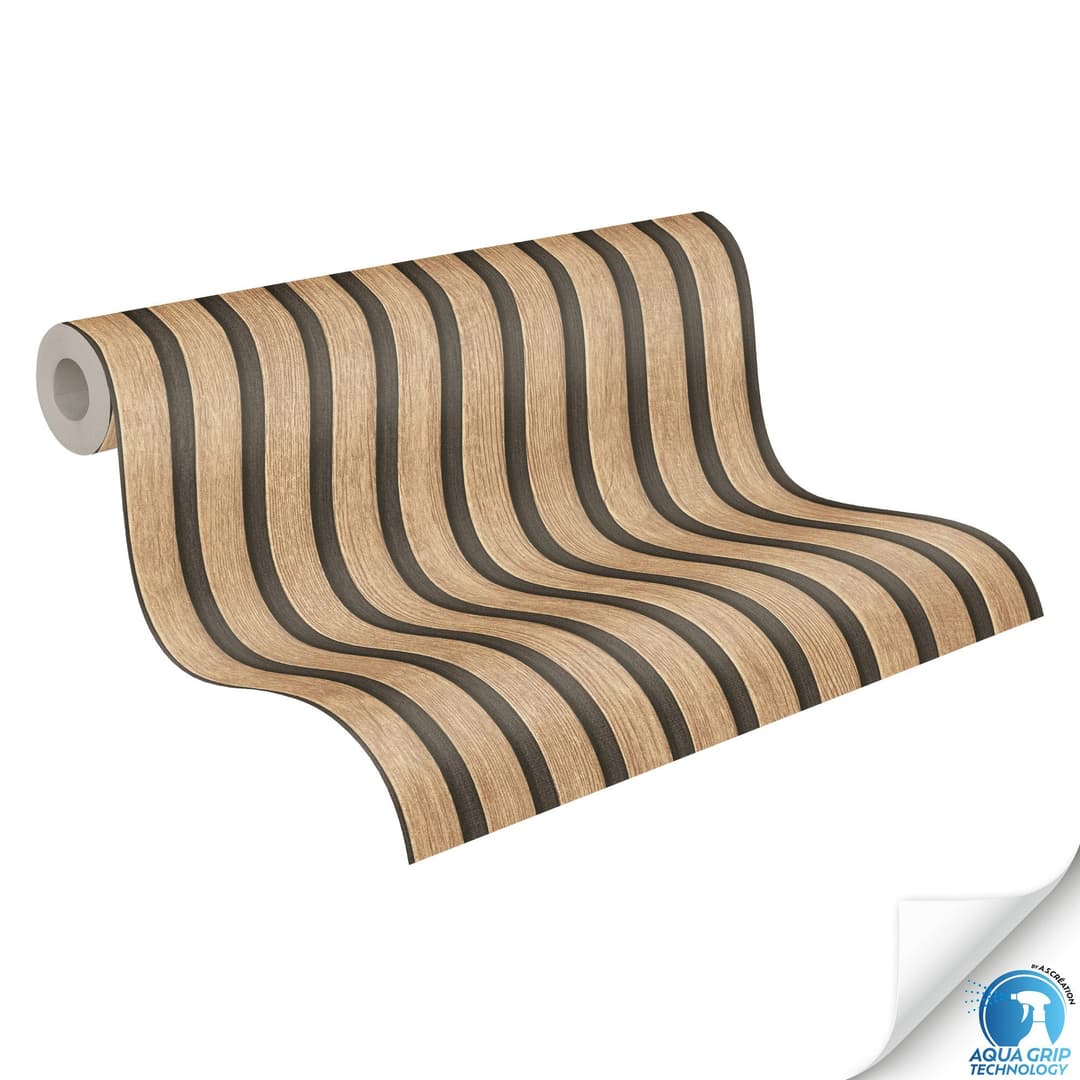 living walls Vliestapete DesignDrop | Braun