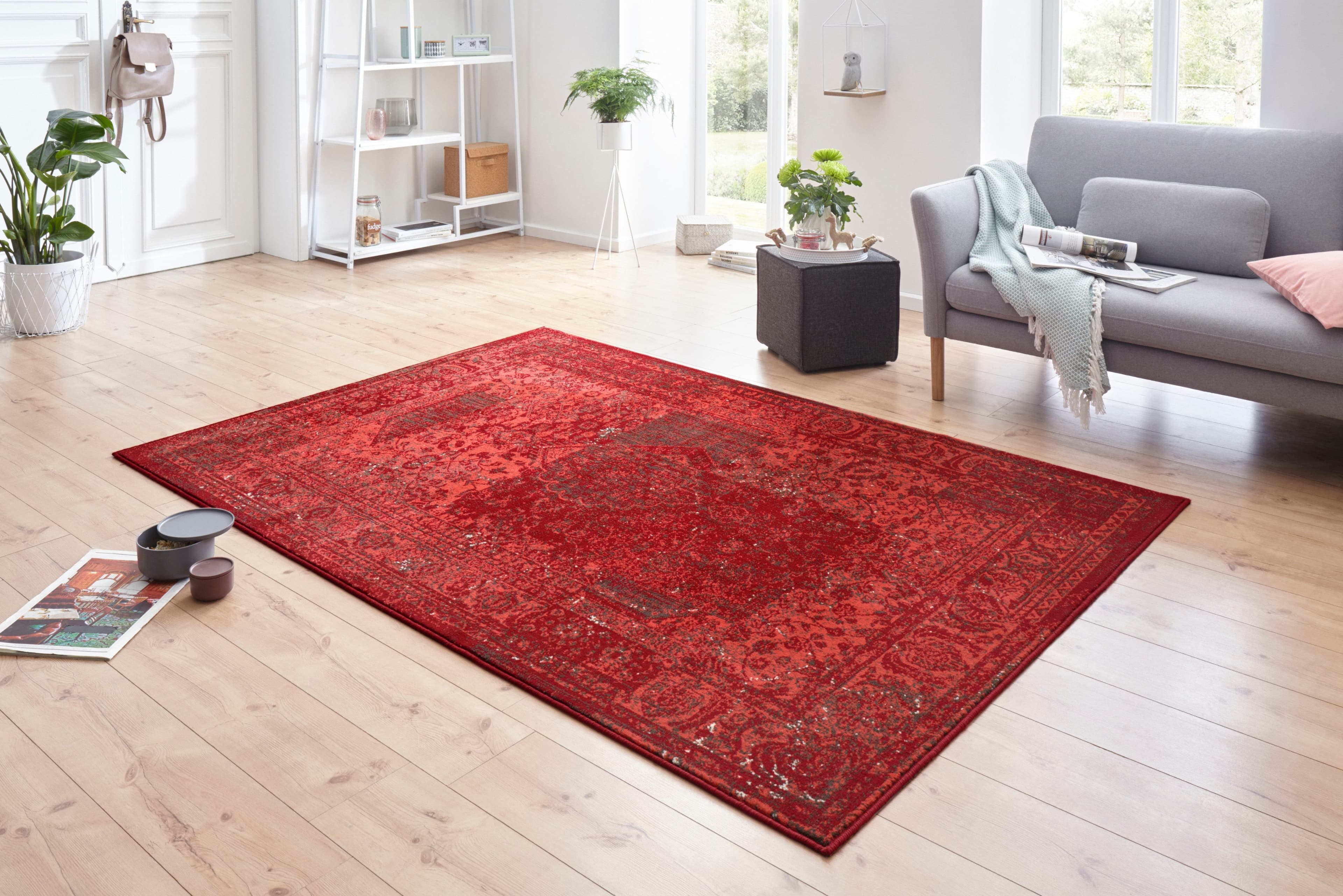 HANSE Home Teppich Plume | Rot