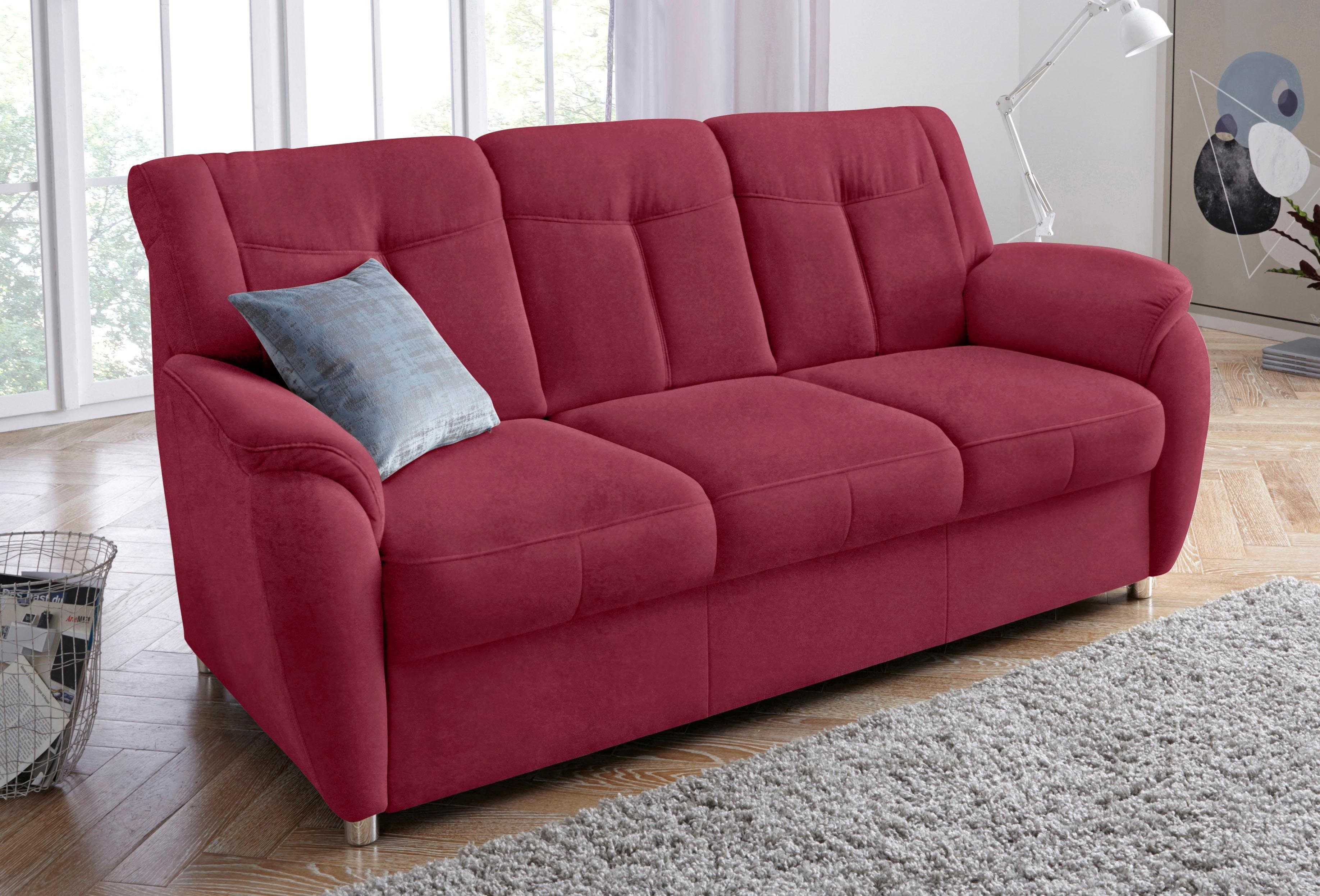 sit&more 3-Sitzer Sonoma | Rot