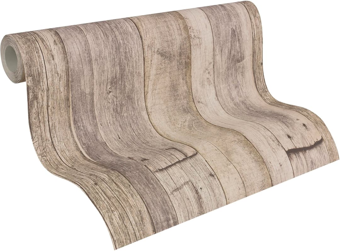living walls Vliestapete Best of Wood`n Stone 2nd Edition | Beige