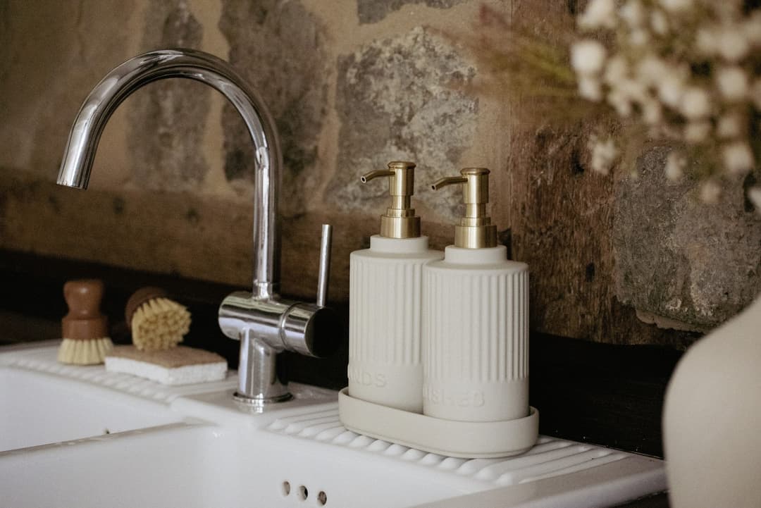Wenko Heidi Seifenspender Set | Beige
