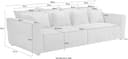 Jockenhöfer Gruppe Big-Sofa Gulliver | Beige 4