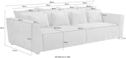 Jockenhöfer Gruppe Big-Sofa Gulliver | Beige