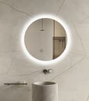 welltime LED-Lichtspiegel Aura | Silber 2