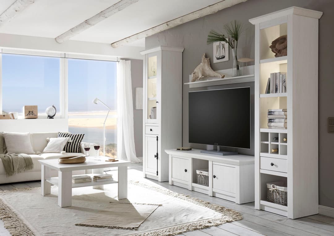 Home affaire Wohnwand California | Weiß