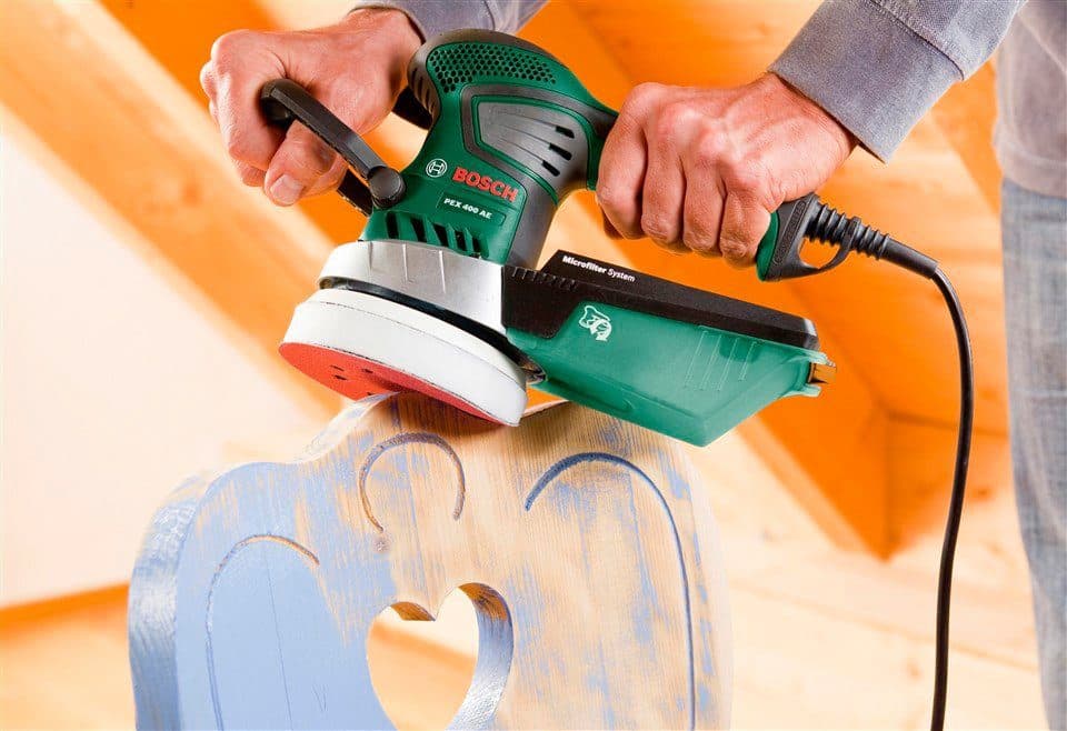 Bosch Home & Garden Exzenterschleifer PEX 400 AE | Grün