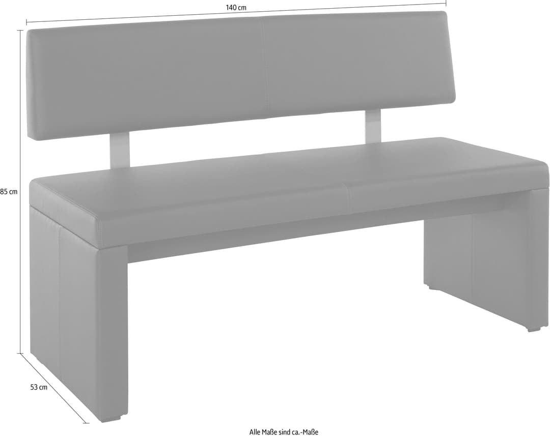 OTTO home Sitzbank Charissa | Schwarz