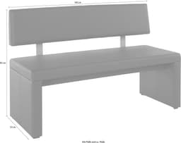 OTTO home Sitzbank Charissa | Schwarz