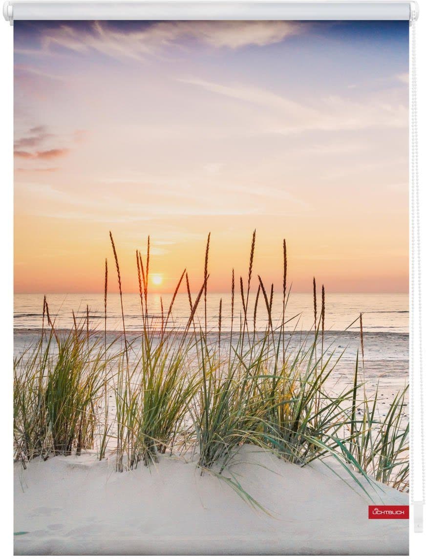 Seitenzugrollo Rollo Klemmfix Nordseestrand | Mehrfarbig
