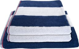 Dyckhoff Handtuch Maritim, Block Stripe, Frottier | Blau