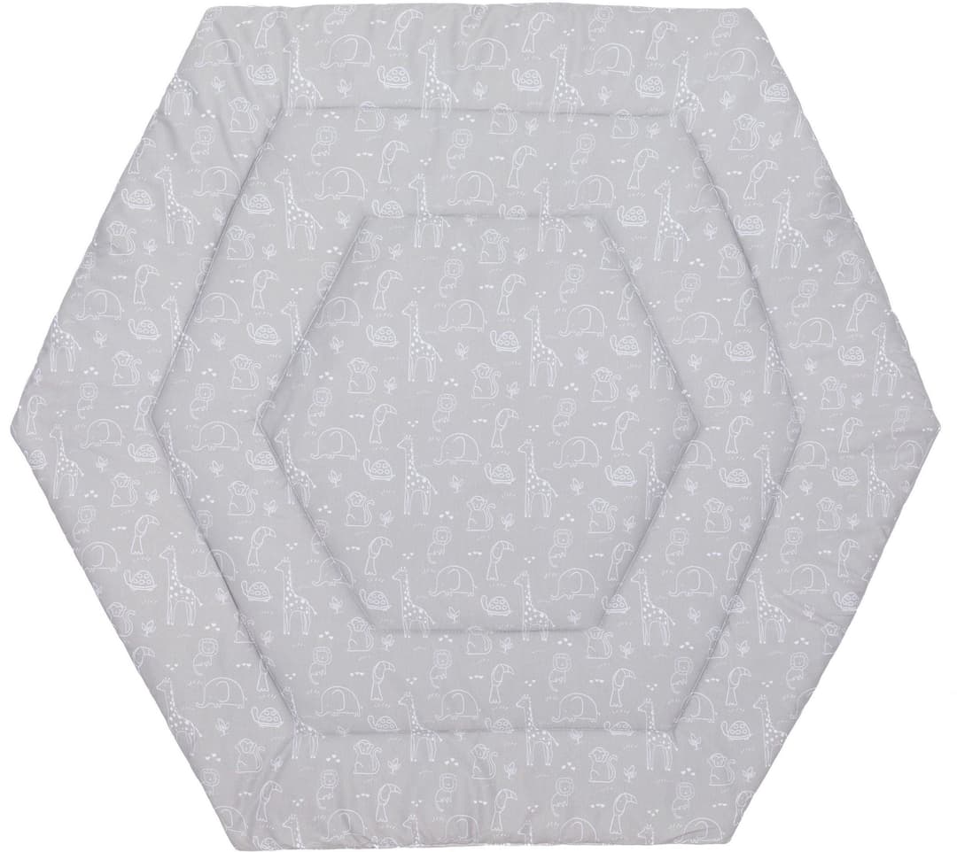 Fillikid Laufgittereinlage 6-eck Jersey | Grau
