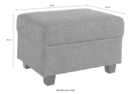 DOMO collection Hocker Norma | Schwarz
