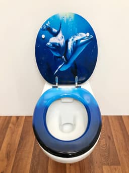 ADOB WC-Sitz Delfin | Blau