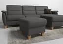 Home affaire Polsterhocker Palmera | Braun