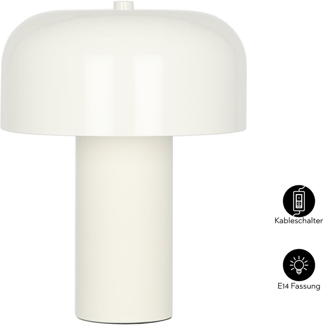 OTTO home Tischleuchte Jorre | Weiß