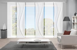 Vision S Schiebegardine LAURINA 6er SET | Weiß