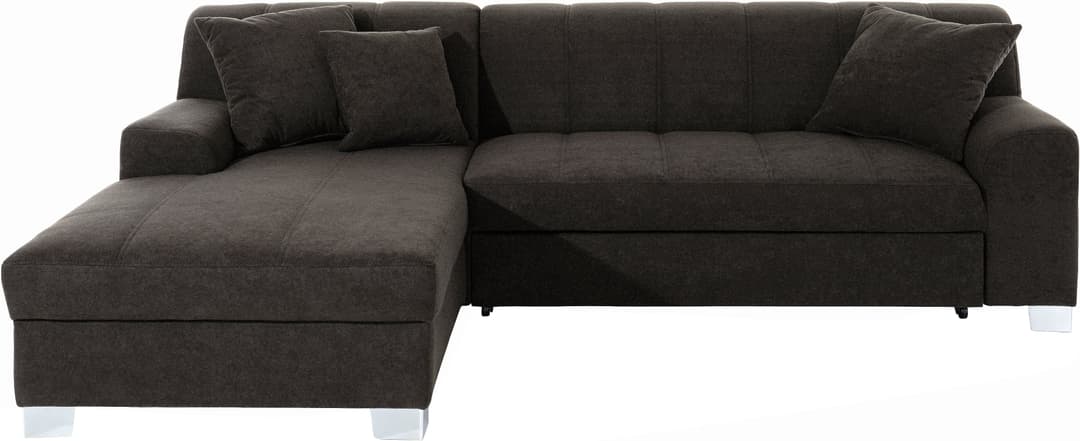 DOMO collection Ecksofa Turah | Grau
