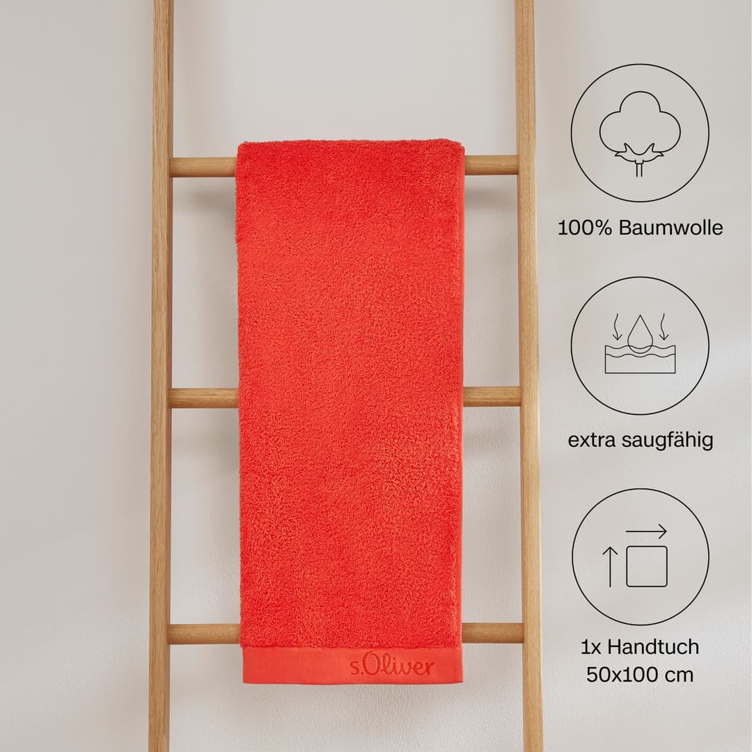 s.Oliver Handtuch | Rot