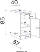 Flex-Well Unterschrank Samoa | Holztöne 3