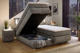 Jockenhöfer Gruppe Boxspringbett Kati | Grau