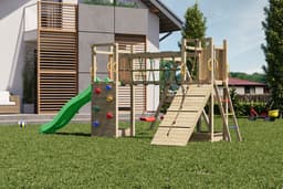 FUNGOO Spielturm Maxi Funny Exposure | Holztöne