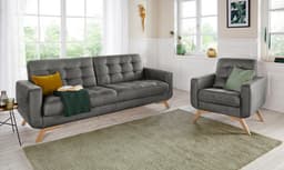 exxpo - sofa fashion 3-Sitzer Fiord | Grau