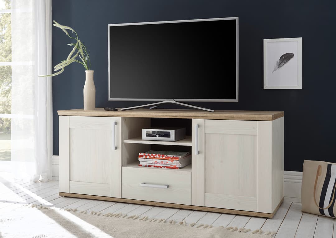 HBZ Lowboard Romance Landhaustil | Holztöne