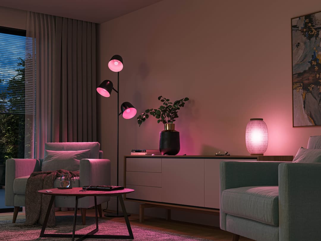 Philips Hue LED-Leuchtmittel White & Color Ambiance Luster | Weiß