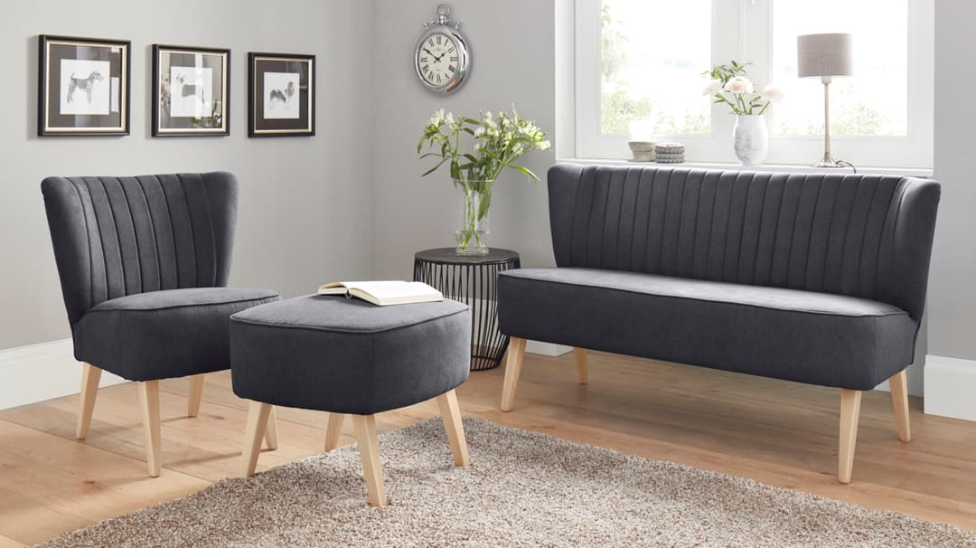 Home affaire 2-Sitzer Campi | Grau