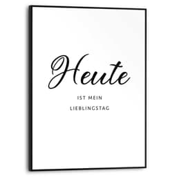 Reinders! Bild mit Rahmen Heute | Weiß
