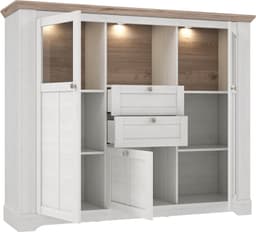 FORTE Highboard Iloppa | Holztöne