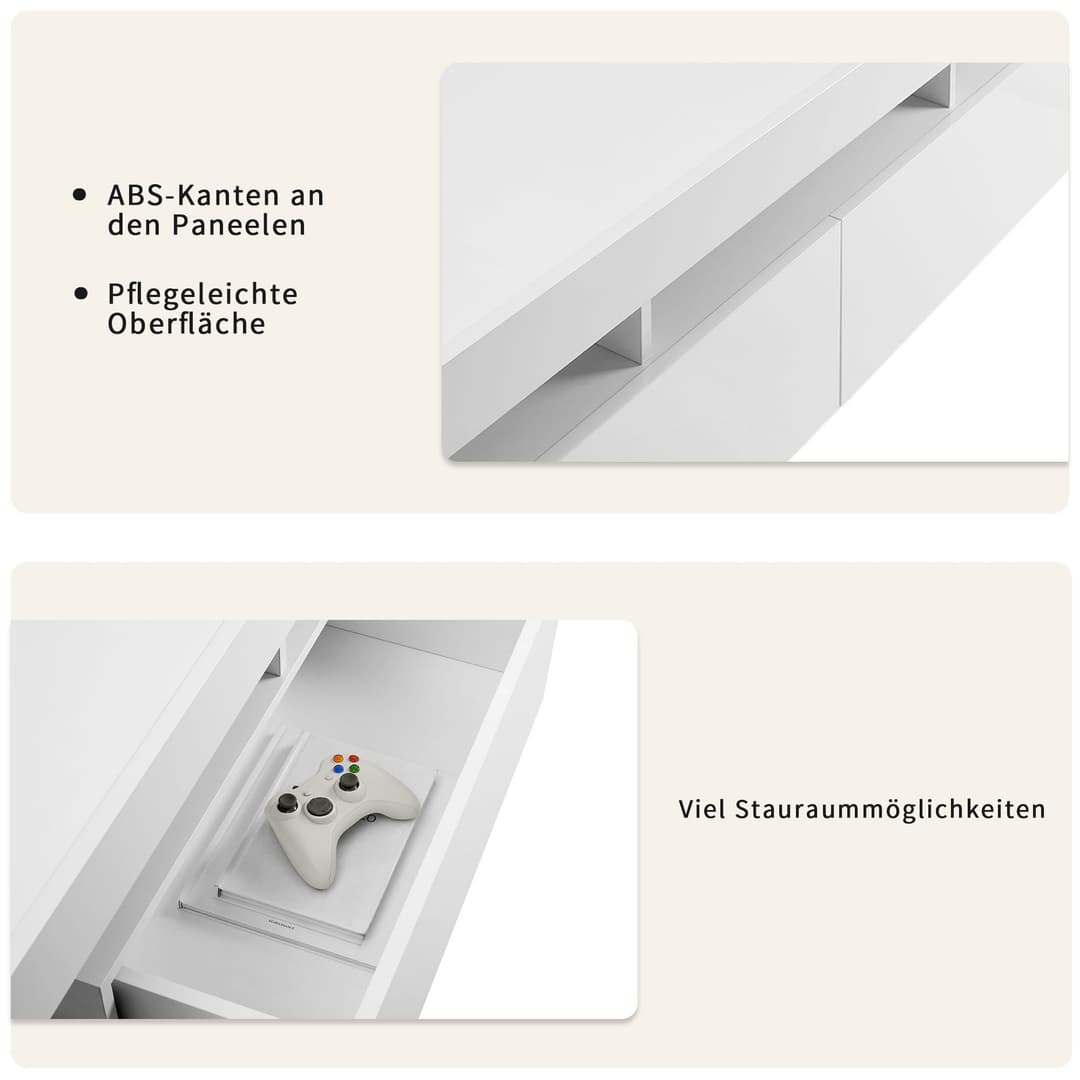 OTTO home TV-Board Cassy | Weiß