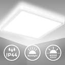 B.K.Licht LED Deckenleuchte | Weiß