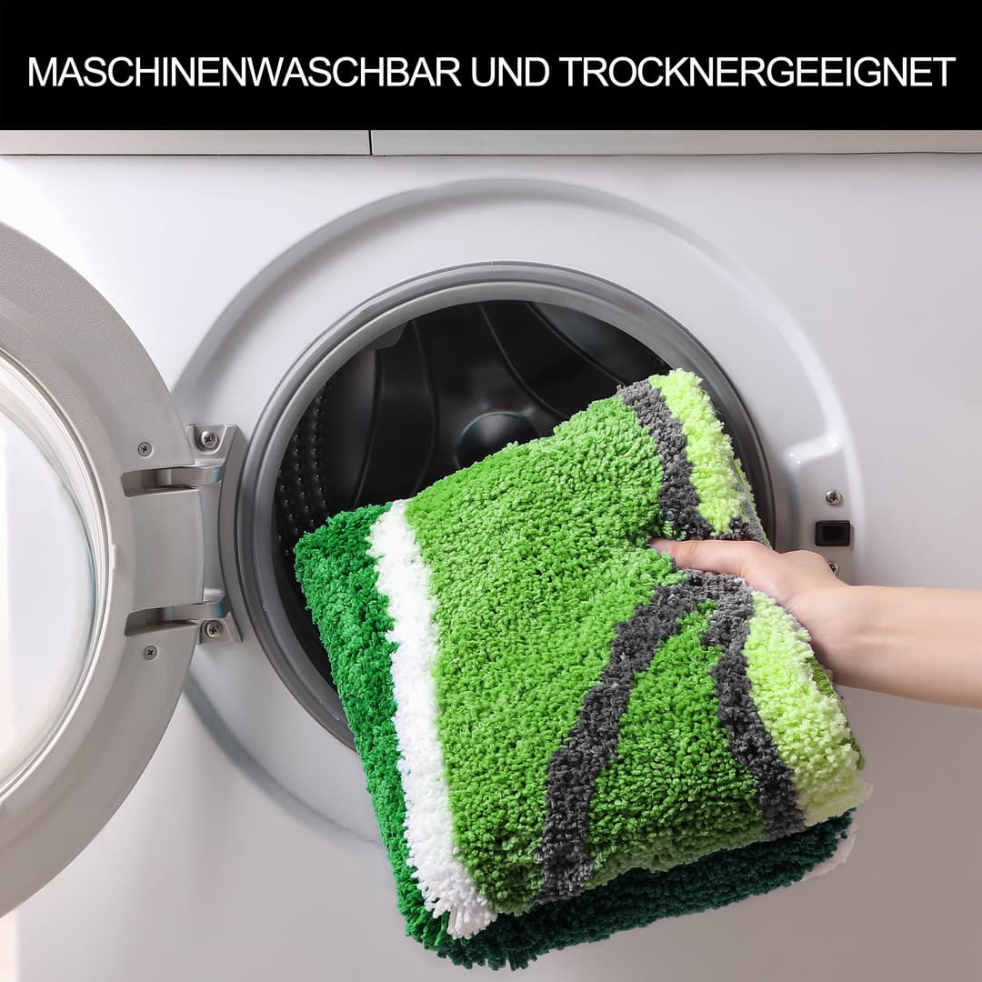 OTTO home Badematte Juna mit Muster | Grün