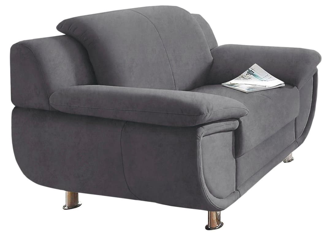 TRENDMANUFAKTUR Sessel Rondo | Grau