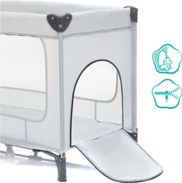 Fillikid Baby-Reisebett Capri | Grau