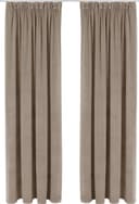 LeGer Home by Lena Gercke Vorhang Samt Ladina | Beige 2
