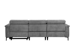 OTTO home Ecksofa LUND Cord | Grau