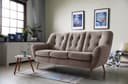 exxpo - sofa fashion 3-Sitzer Scandi | Braun