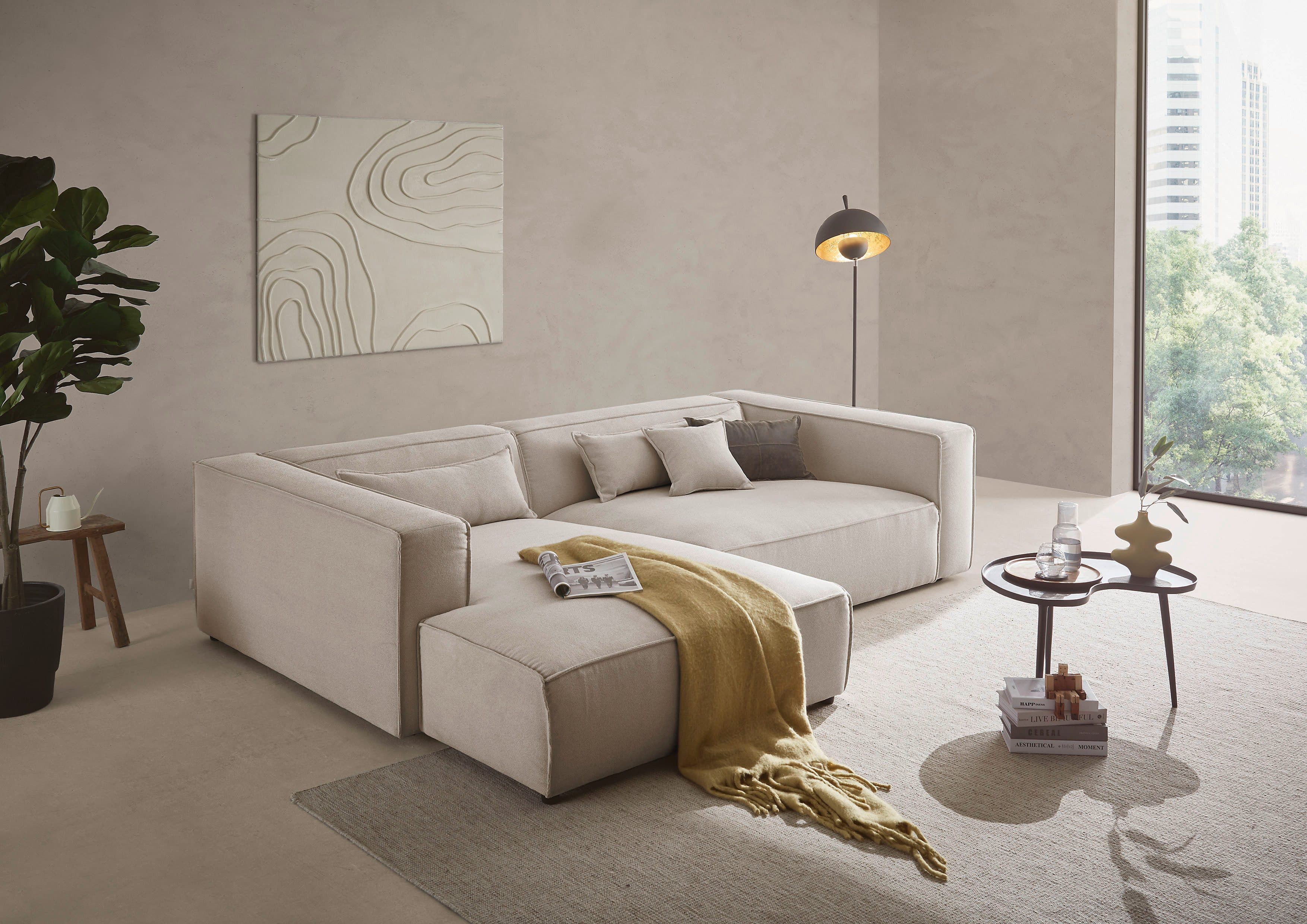 LeGer Home by Lena Gercke PIARA XXL Ecksofa | Beige