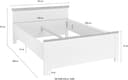 Home affaire Bett Florenz Doppelbett | Weiß 4