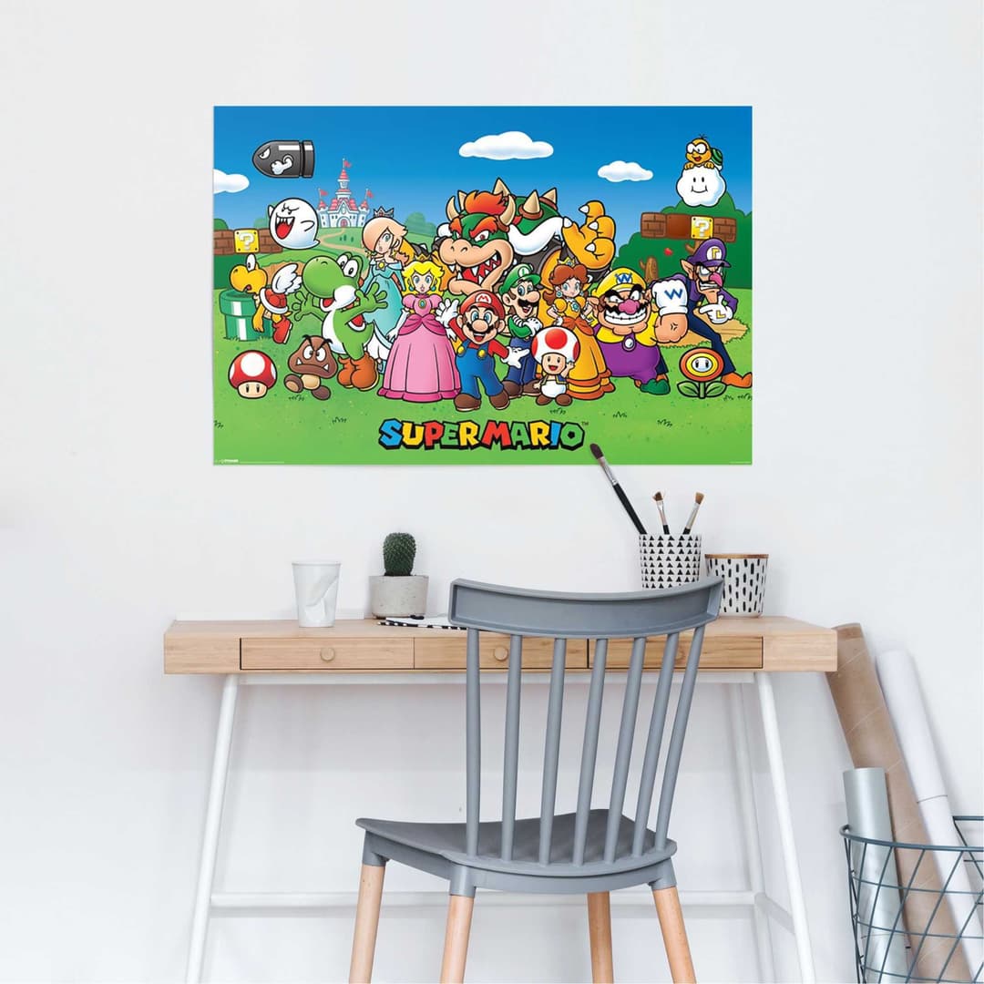 Reinders! Poster Super Mario Comic | Mehrfarbig