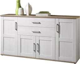 HBZ Sideboard Romance im Landhaustil | Weiß