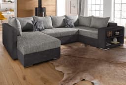 COLLECTION AB John U-Form Wohnlandschaft | Grau